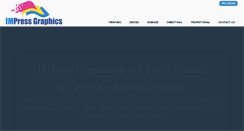 Desktop Screenshot of impress-graphics.com